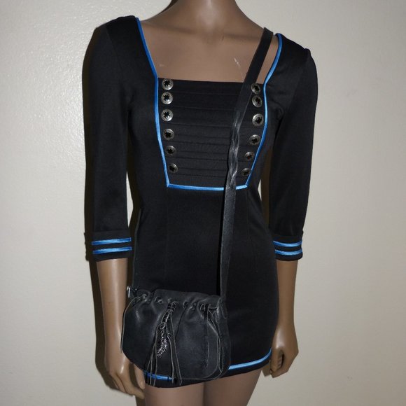NIKIBIKI BLACK MINI DRESS SZ S NWT - Picture 10 of 14